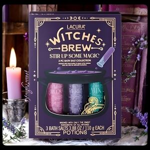 🆕️BATH SALT BOX SET "WITCHES BREW"~*CHERRY BLOOD,*WITCHES BERRY, *GOBLIN MINT*